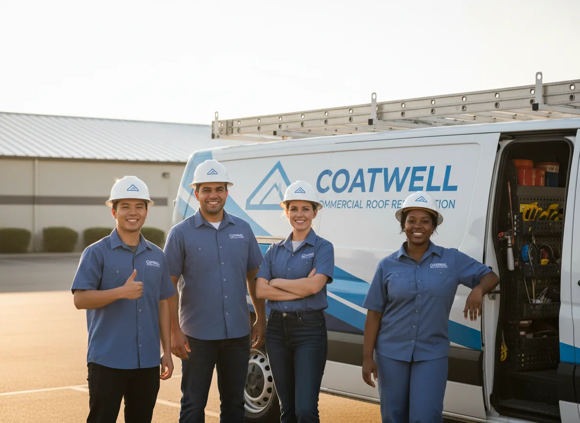 Commercial roof coating company in Pledger, TX